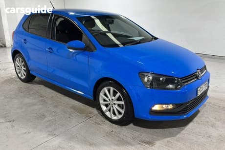 Blue 2015 Volkswagen Polo Hatchback 66 Tsi Trendline
