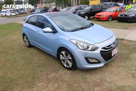 Blue 2012 Hyundai I30 Hatchback Premium 1.6 Crdi