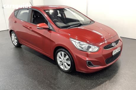 Red 2017 Hyundai Accent Hatchback Sport