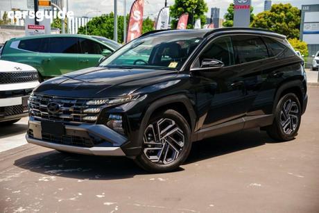 Black 2026 Hyundai Tucson Wagon Premium Hybrid (Awd)