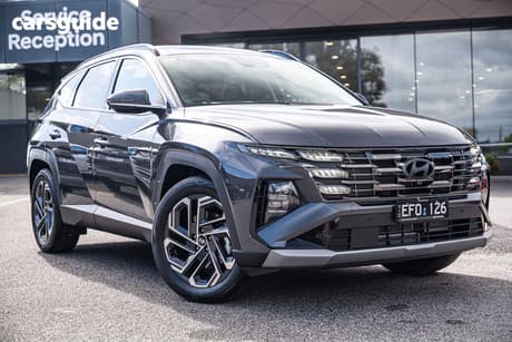 Grey 2026 Hyundai Tucson Wagon Premium Hybrid (Awd)