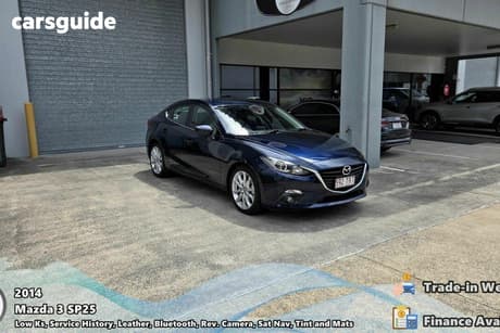 Blue 2014 Mazda 3 Sedan Sp25
