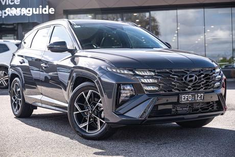 Grey 2026 Hyundai Tucson Wagon Premium N Line Hybrid (Awd)