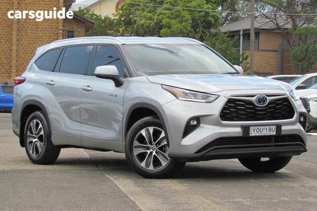 Silver 2022 Toyota Kluger Wagon Gxl Hybrid Awd