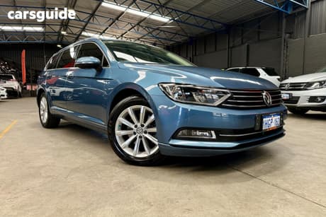 Blue 2018 Volkswagen Passat Wagon 132 Tsi Comfortline