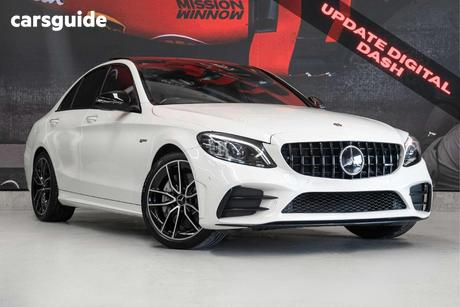 White 2018 Mercedes-Benz C43 Sedan 43