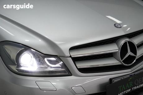 Silver 2013 Mercedes-Benz C250 Coupe Be