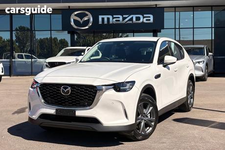 White 2025 Mazda CX-60 Wagon G25 Pure