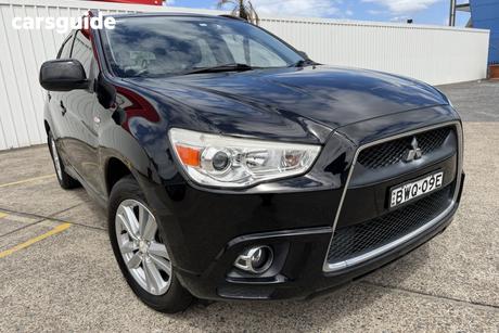 Black 2011 Mitsubishi ASX Wagon Aspire (4Wd)