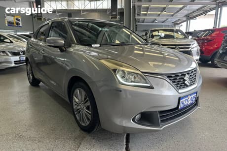 Silver 2017 Suzuki Baleno Hatchback Glx Turbo