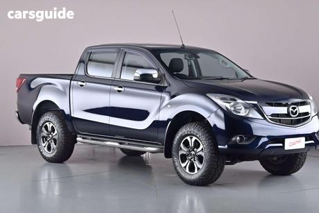 Blue 2017 Mazda BT-50 Dual Cab Utility Xtr (4X4)