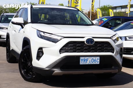 White 2024 Toyota RAV4 Wagon Cruiser (2Wd) Hybrid