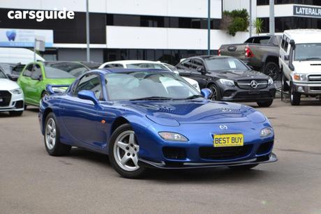 Blue 2002 Mazda RX7 Coupe