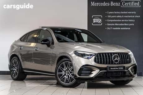 Silver 2024 Mercedes-Benz GLC43 Coupe 4Matic