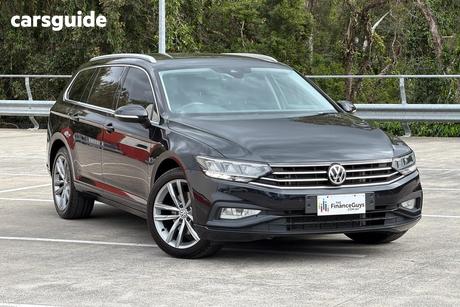 Black 2020 Volkswagen Passat Wagon 140Tsi Business