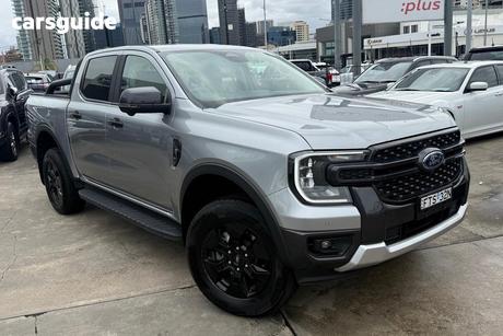 Silver 2025 Ford Ranger Double Cab Pick Up Phev Sport (4X4)
