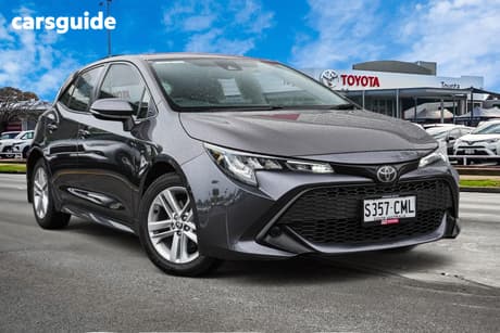Grey 2021 Toyota Corolla Hatchback Ascent Sport