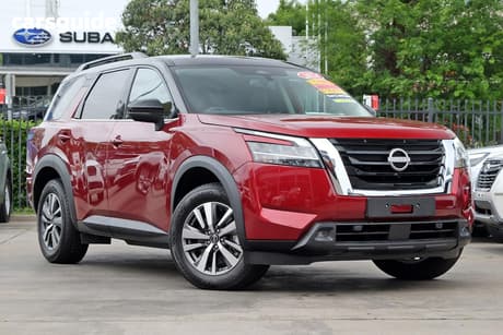 Red 2024 Nissan Pathfinder Wagon Ti (4Wd)