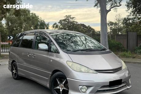 Beige 2007 Toyota Estima Wagon Aeras