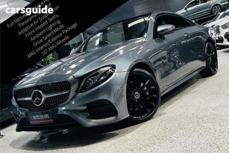 Grey 2017 Mercedes-Benz E400 Coupe 4Matic