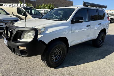 White 2009 Toyota Landcruiser Prado Wagon Gx (4X4)