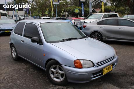Silver 1997 Toyota Starlet Hatchback Life