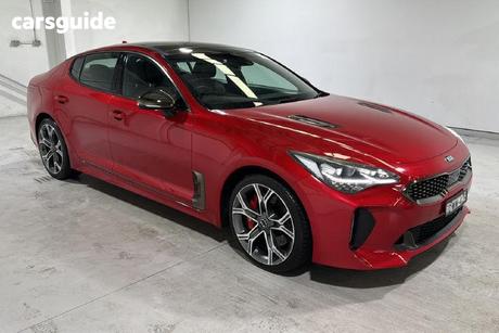 Red 2018 Kia Stinger Sedan Gt (Black Leather)