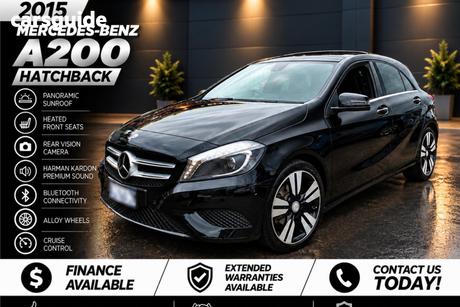 Black 2015 Mercedes-Benz A200 Hatchback Be