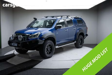 Blue 2018 Isuzu D-MAX Crew Cab Utility Ls-Terrain Hi-Ride (4X4)