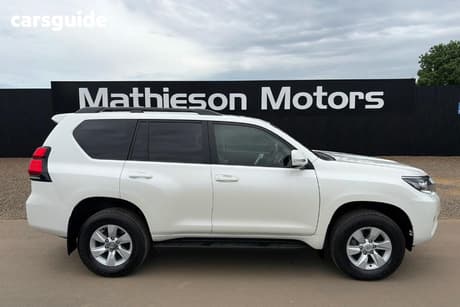 White 2021 Toyota Landcruiser Prado Wagon Gxl
