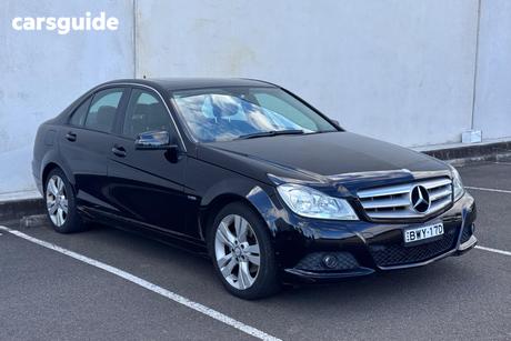 Black 2011 Mercedes-Benz 200 Sedan AVANTGARDE BE W204 MY11