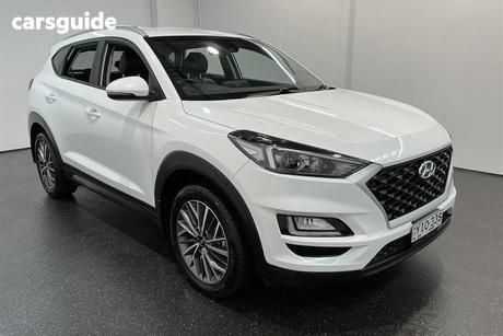 White 2021 Hyundai Tucson Wagon Active X (Awd)