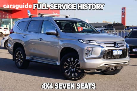 Silver 2022 Mitsubishi Pajero Sport Wagon Exceed (4Wd) 7 Seat