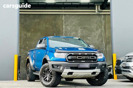 Blue 2019 Ford Ranger Double Cab Pick Up Raptor 2.0 (4X4)