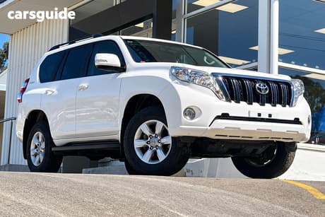 White 2017 Toyota Landcruiser Prado Wagon Gx (4X4)