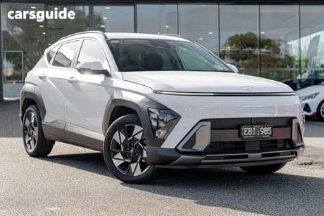 White 2026 Hyundai Kona Wagon Hybrid Premium
