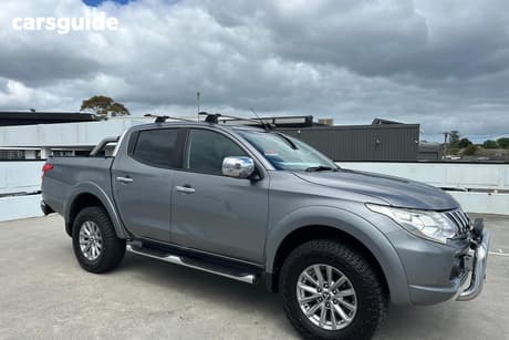 Grey 2016 Mitsubishi Triton Dual Cab Utility Gls (4X4)