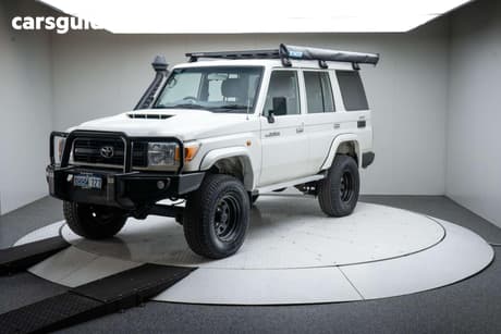 White 2019 Toyota Landcruiser Wagon Workmate (4X4)
