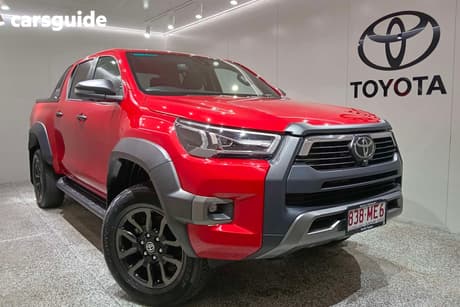Red 2024 Toyota Hilux Double Cab Pick Up Rogue 48V (4X4)