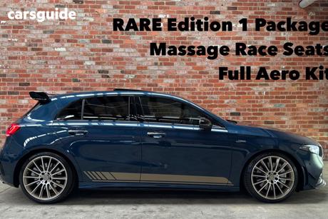 Blue 2020 Mercedes-Benz A35 Hatchback 4Matic Edition 1