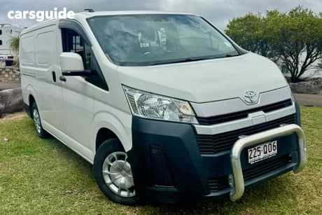White 2019 Toyota HiAce Van Lwb