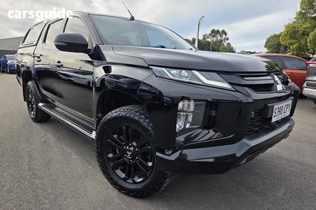 Black 2022 Mitsubishi Triton Double Cab Pick Up Gsr (4X4)