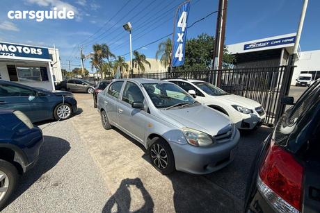 Silver 2003 Toyota Echo Sedan