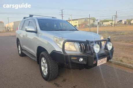 Silver 2010 Toyota Landcruiser Prado Wagon Gxl (4X4)