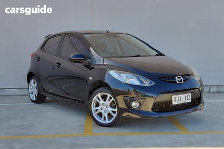 Black 2008 Mazda 2 Hatchback Genki