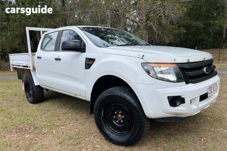 White 2014 Ford Ranger Crew Cab Chassis Xl 2.2 (4X4)