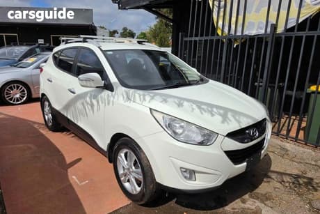White 2010 Hyundai IX35 Wagon Elite (Awd)