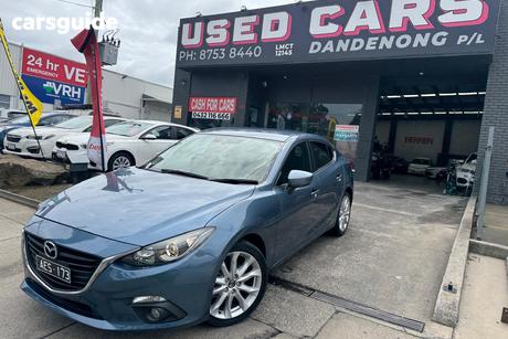 Blue 2015 Mazda 3 Sedan Sp25