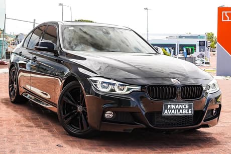 Black 2017 BMW 320D Sedan Sport Line