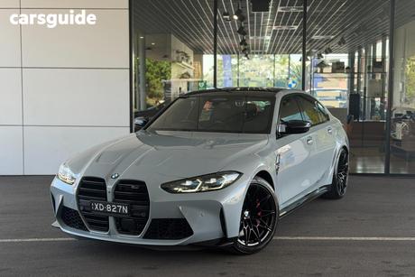 Grey 2020 BMW M3 Sedan